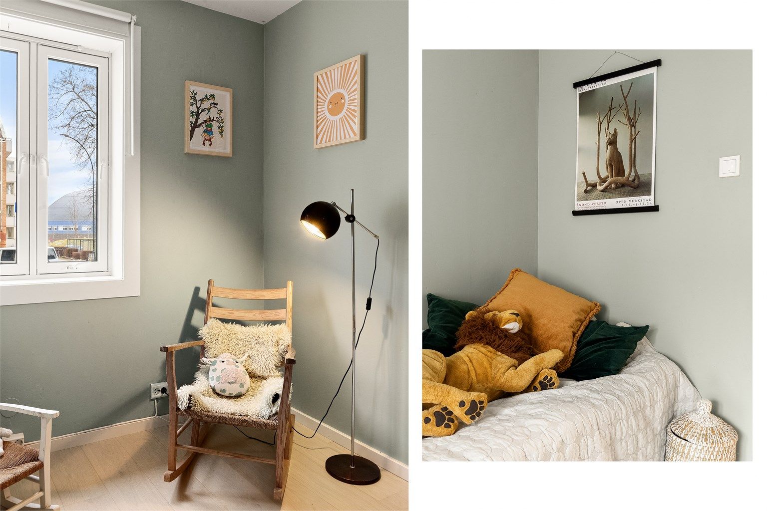 Et fleksibelt rom som kan tilpasses familiens behov.