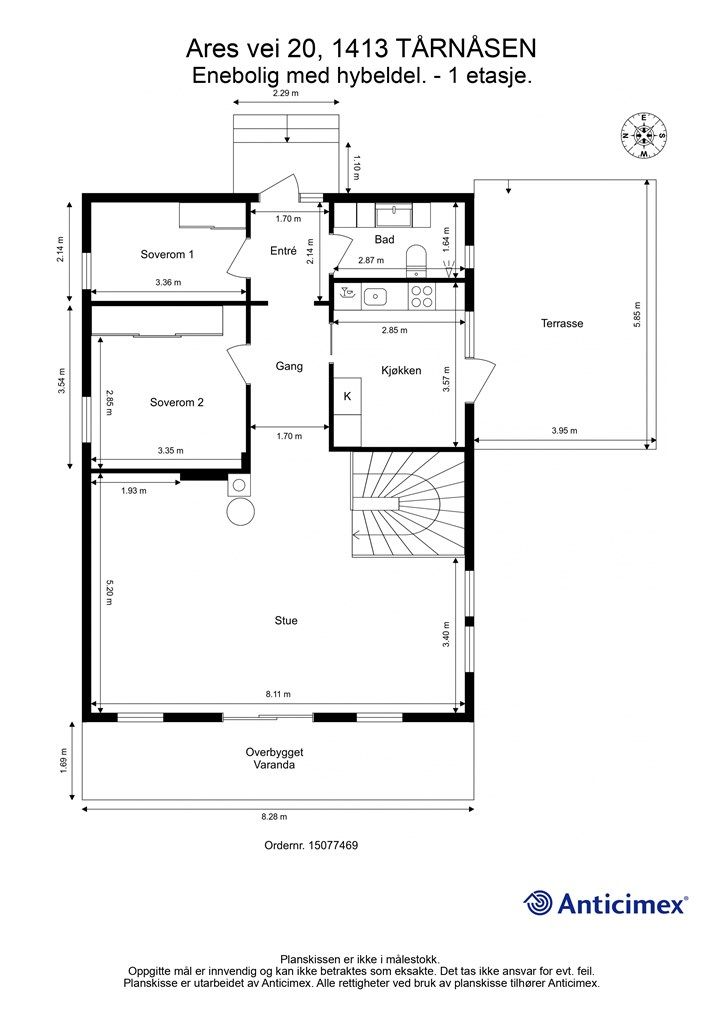 Plantegning - 1. etasje