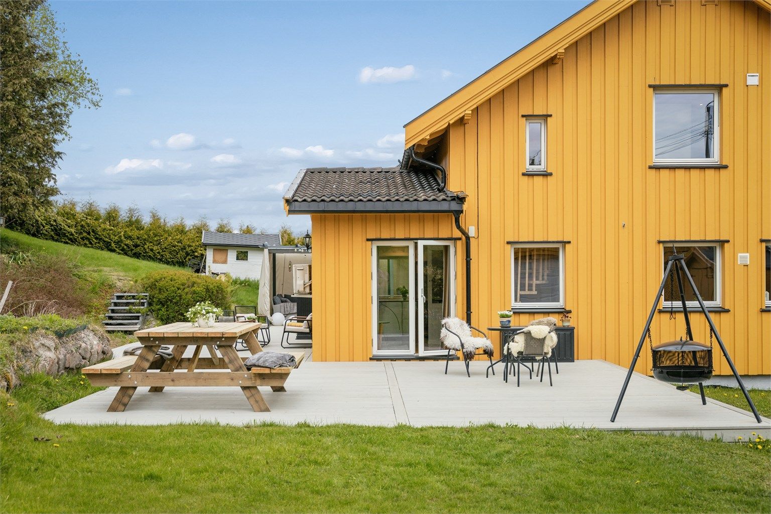 Enebolig beliggende i attraktivt boligområde med kun 300m til barneskole
Fotograf: Stine Prøitz Jørgensen