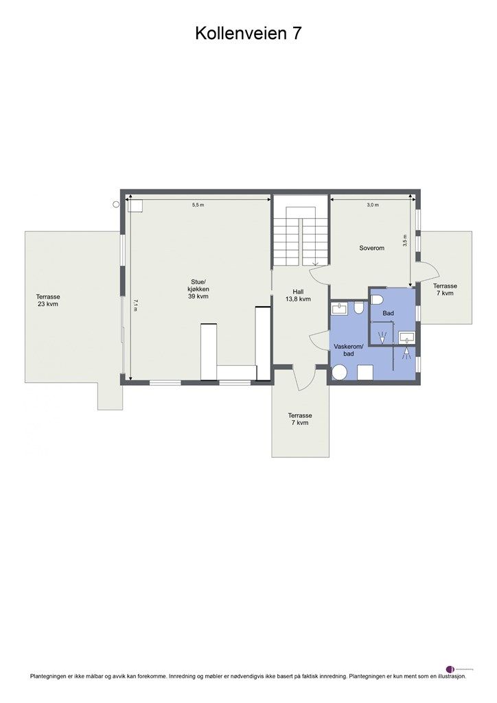 Plantegning 1. etasje