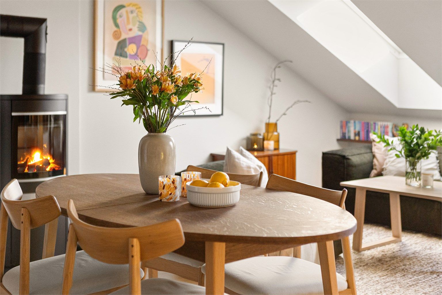 Et perfekt samlingsted både i hverdagen og med middagsgjester