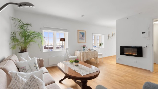 Lys og romslig 2-roms seniorleilighet (65+) med flotte servicetilbud. Fotograf: Zovenfra