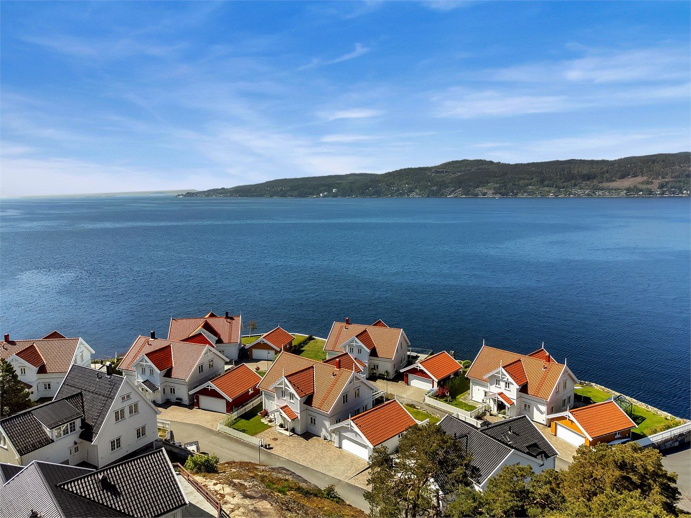 Hyggelig nabolag med få men gode naboer,