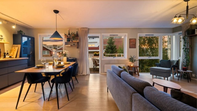 Tom Martinsen v//Krogsveen har gleden av å presentere en attraktiv og innbydende 3-roms leilighet på Frydenberg!