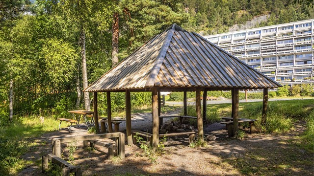 "Småland" på sameiets tomt er et populært lekested