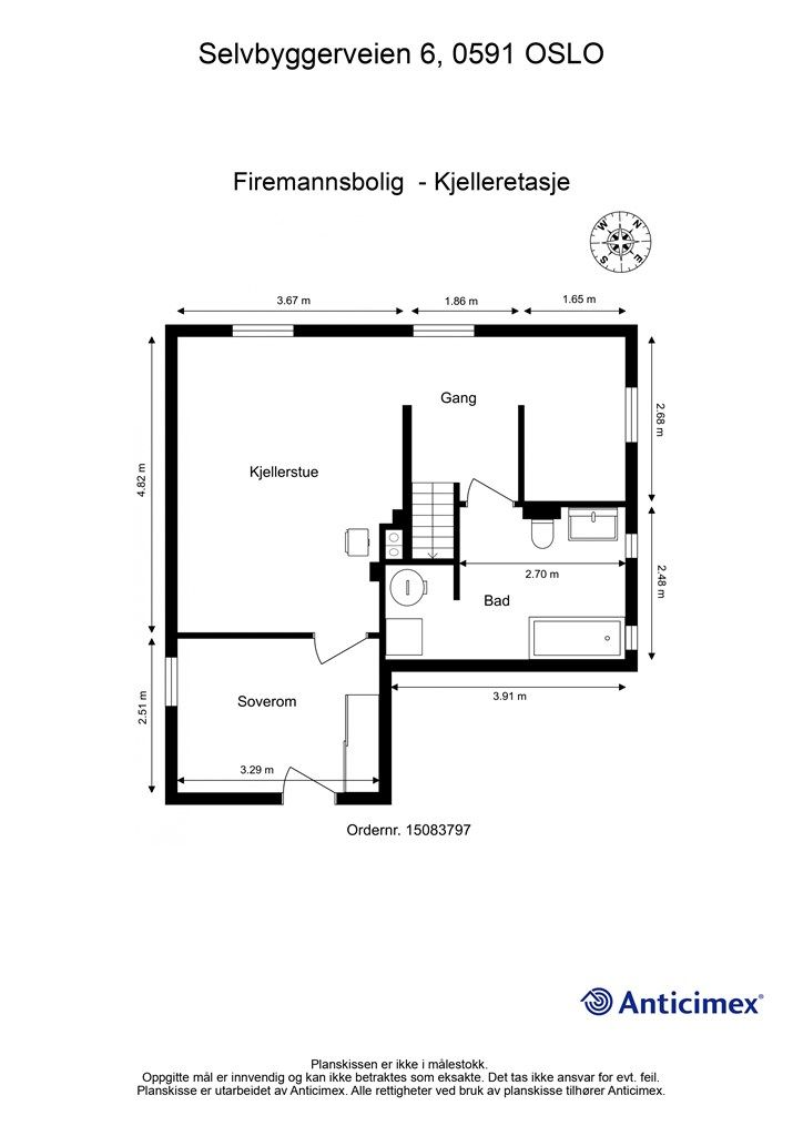 Plantegning - underetasje