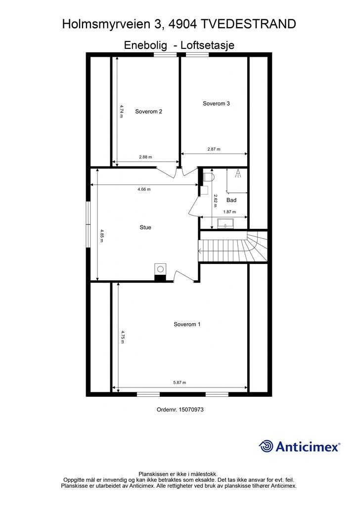 Plantegning 2. etasje
