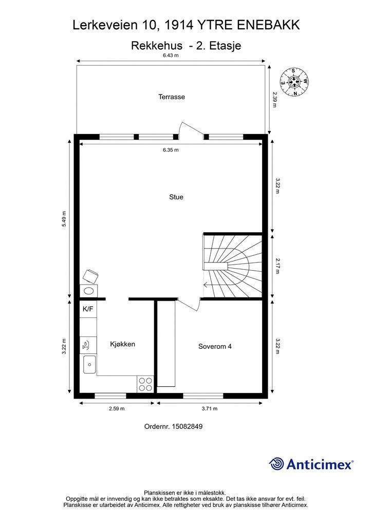 Plantegning -  2. Etasje