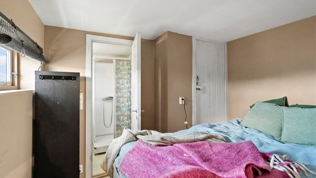 Innredet rom som i dag benyttes som soveplass.