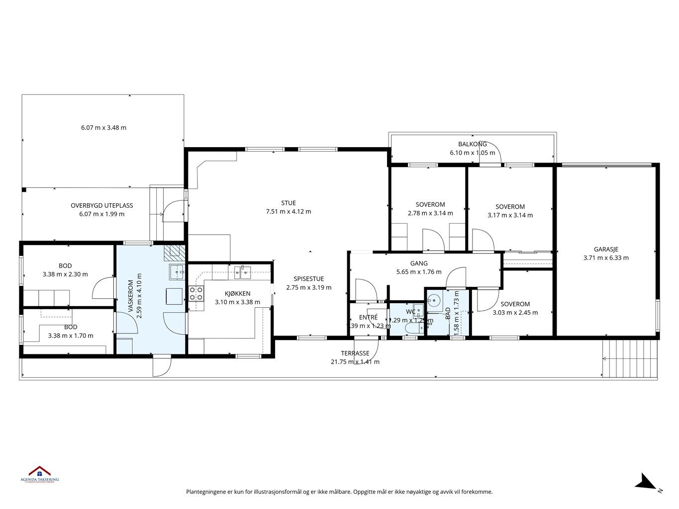Plantegning 1.etasje 