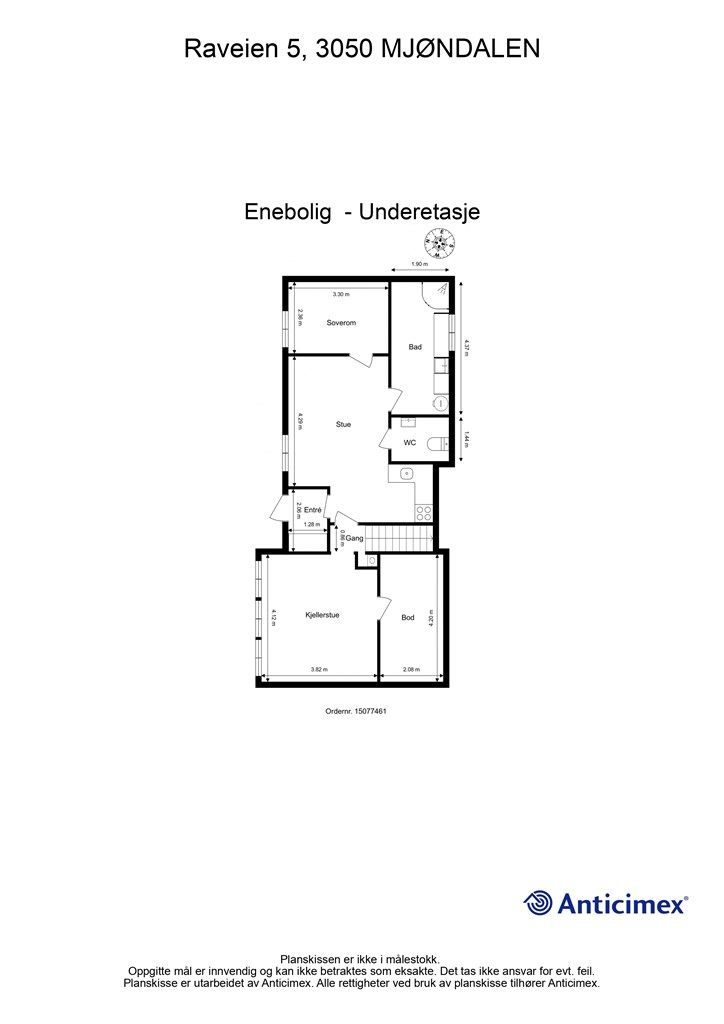 Plantegning - Underetasje