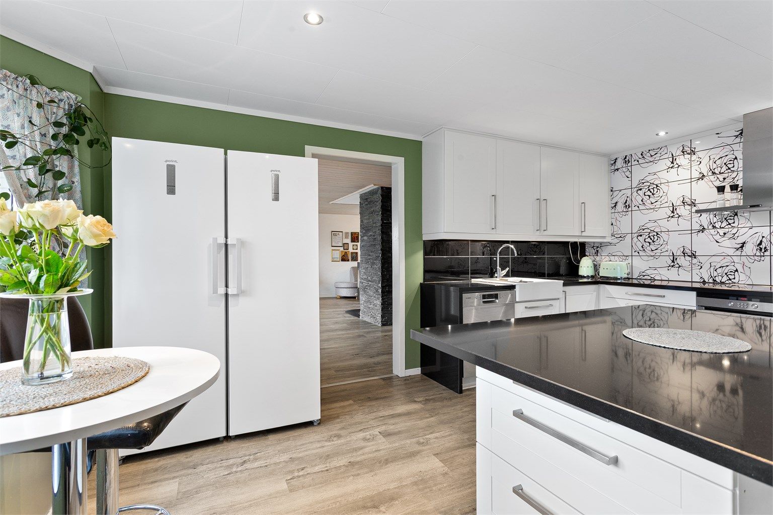 Plass til kjøleskap