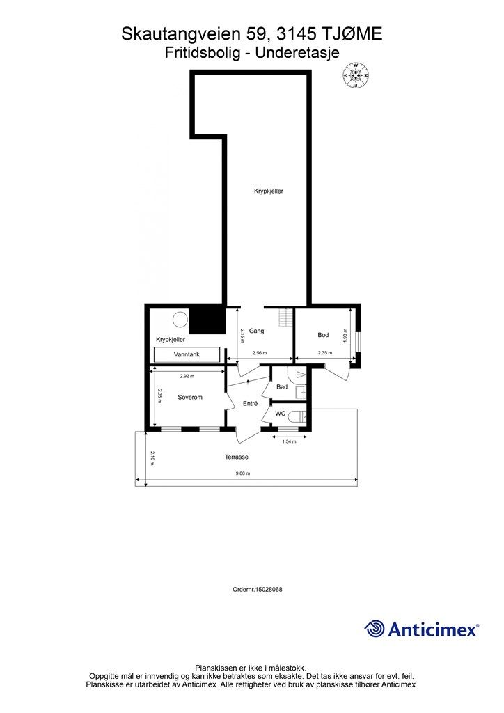 Plantegning underetasje