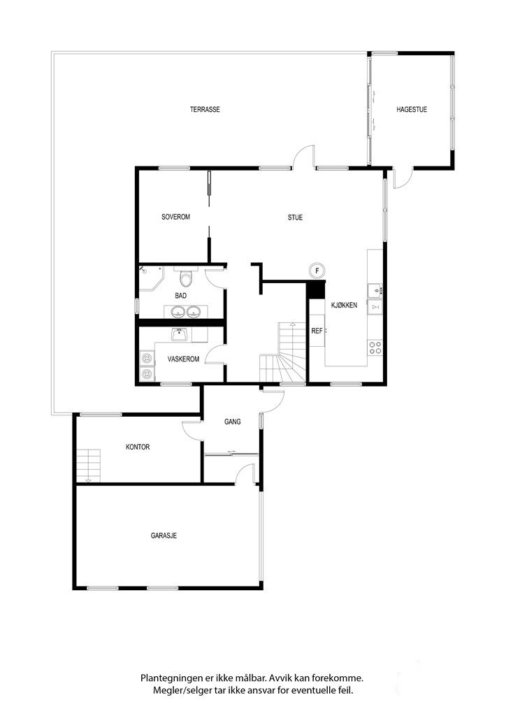 Plantegning 1. etasje