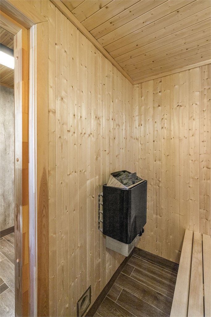 Badstue i tilknytning til badet