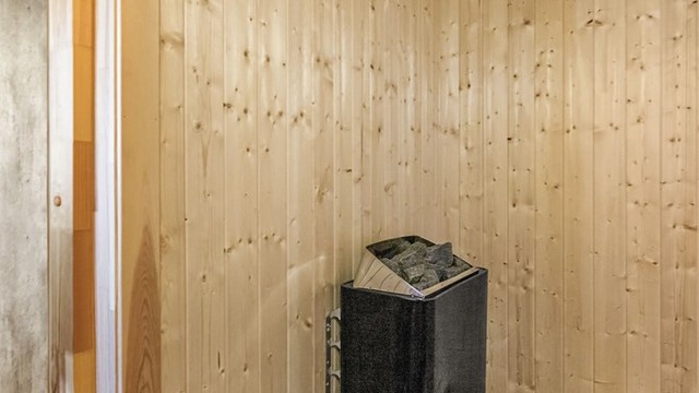 Badstue i tilknytning til badet