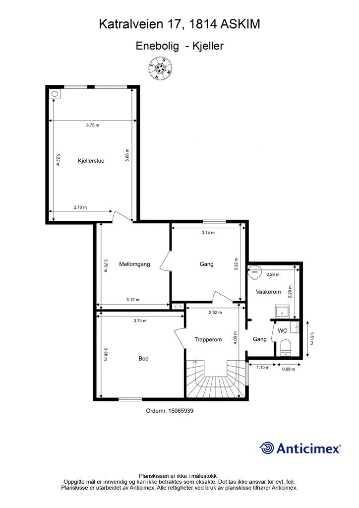 Plantegning - Kjeller
