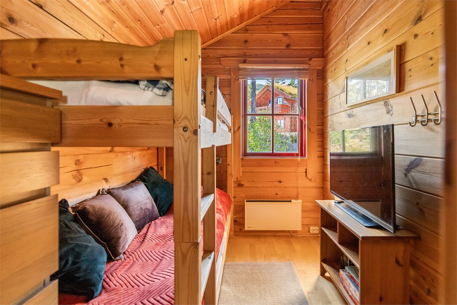 Soverom med køyeseng