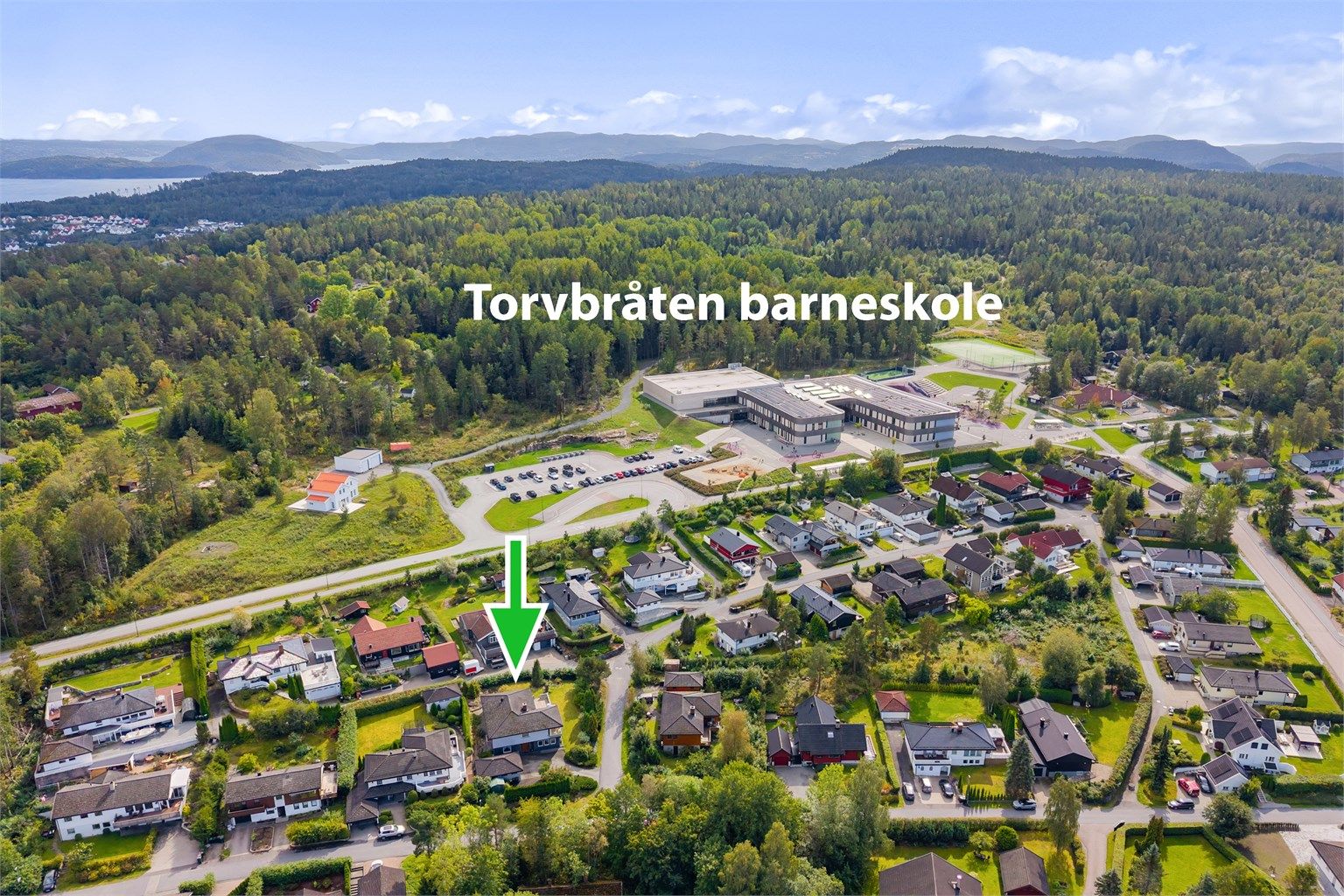 Få minutters gange til Torvbråten barneskole