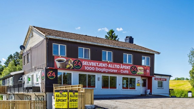 Selvbetjent dagligvarebutikk som har åpent hele døgnet