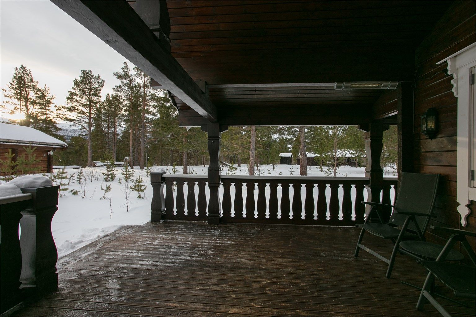 Overbygd terrasse