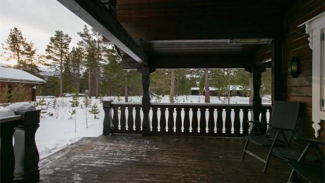 Overbygd terrasse