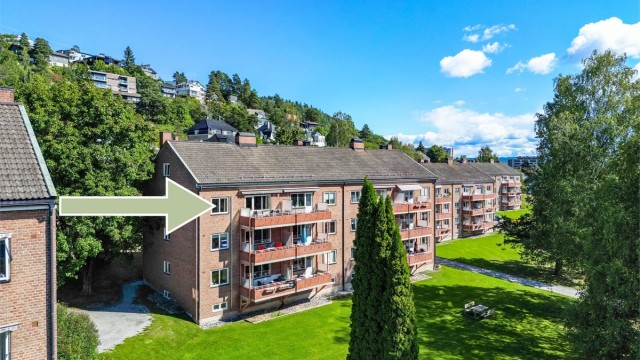 Lys og tiltalende topp- og endeleilighet