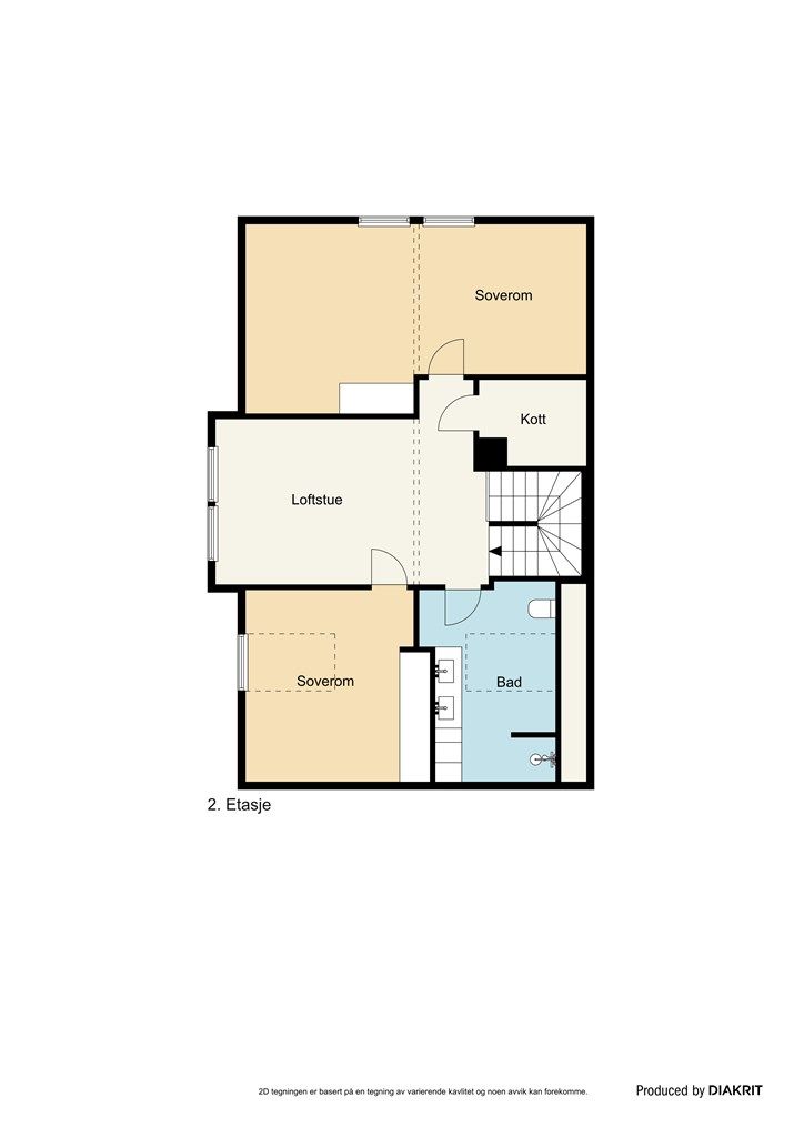 Plantegning 2. etasje