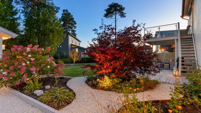Et meget flott og koselig uteområde