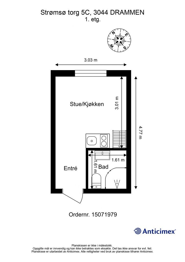 Plantegning - 1. etasje