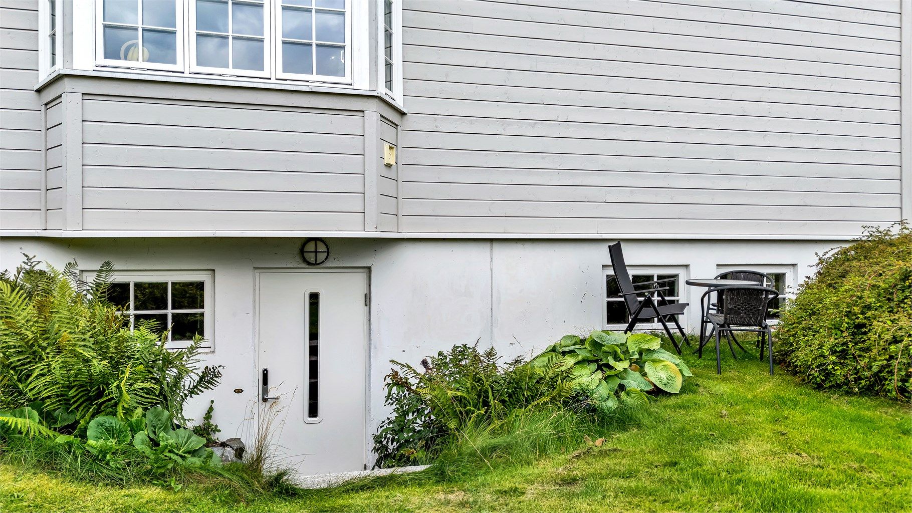 Egen inngang til kjelleretasjen gir økt fleksibilitet