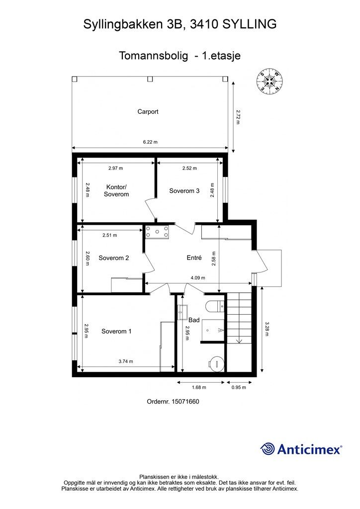Plantegning - 1. etasje