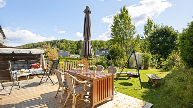 Nyere terrasse på ca. 29 kvm.
