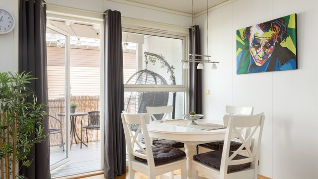 God spiseplass ved kjølkkenet
