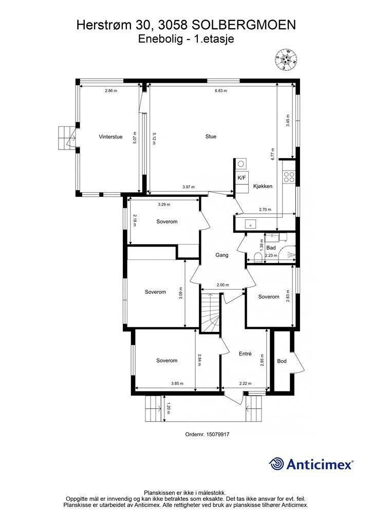 Plantegning 1. etasje
