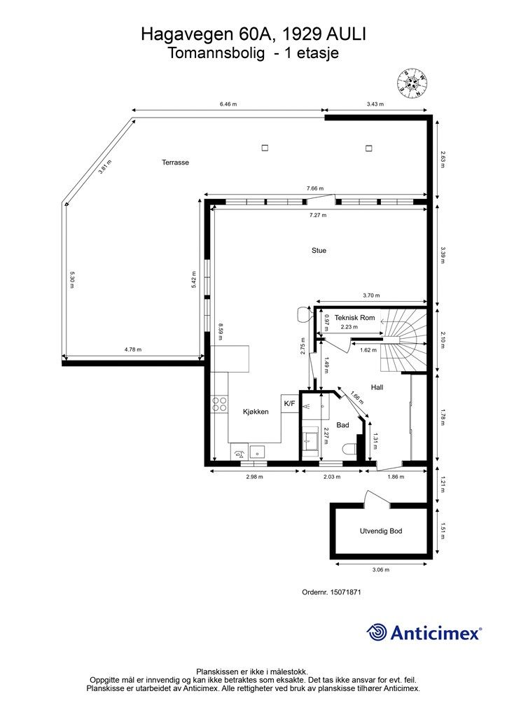 Plantegning 1.etasje. 