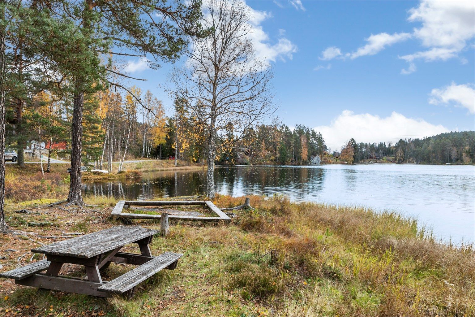  Ved vannkanten ved Bindingsvannet. 