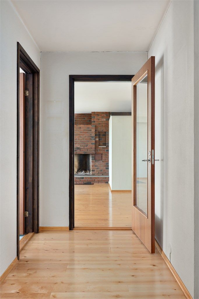 Bilde tatt fra gangen mot stuen