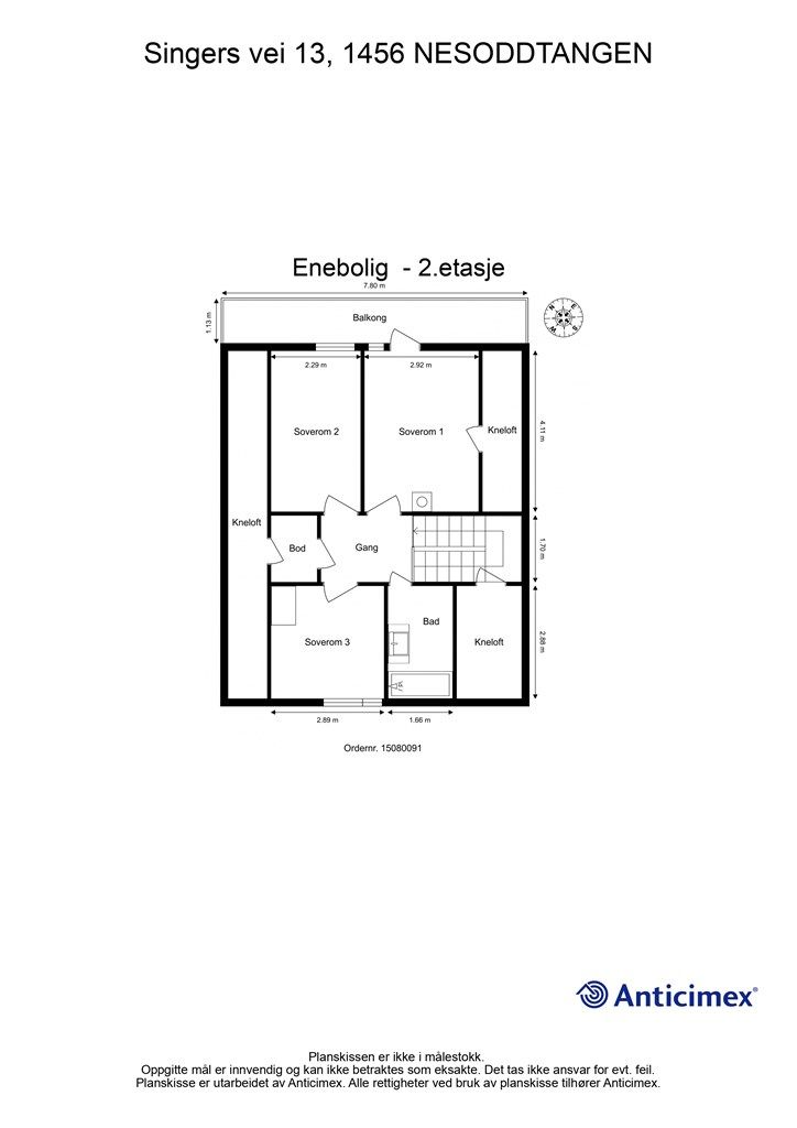 Plantegning 2.etasje 