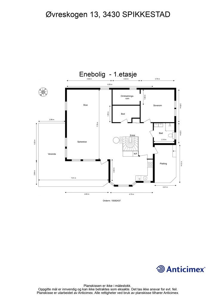 Plantegning 1. etasje
