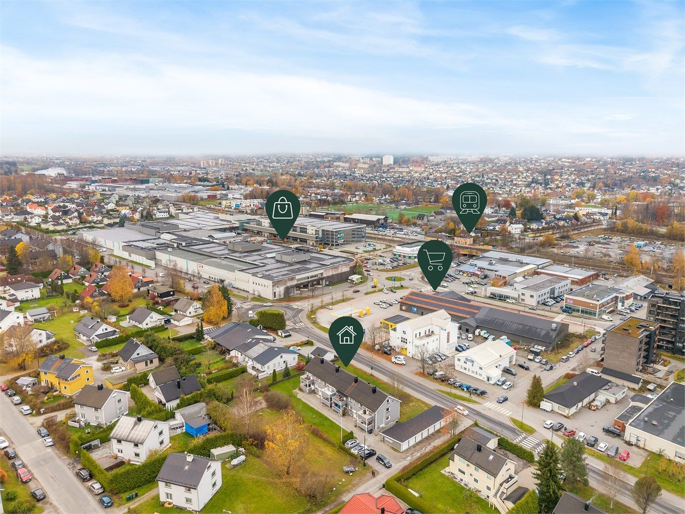 Leiligheten befinner seg meget sentralt på gulskogen med kort gangavstand til det meste