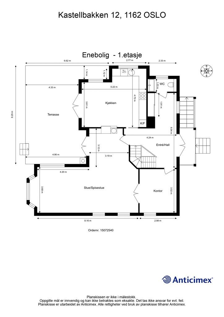 Plantegning - 1. etasje