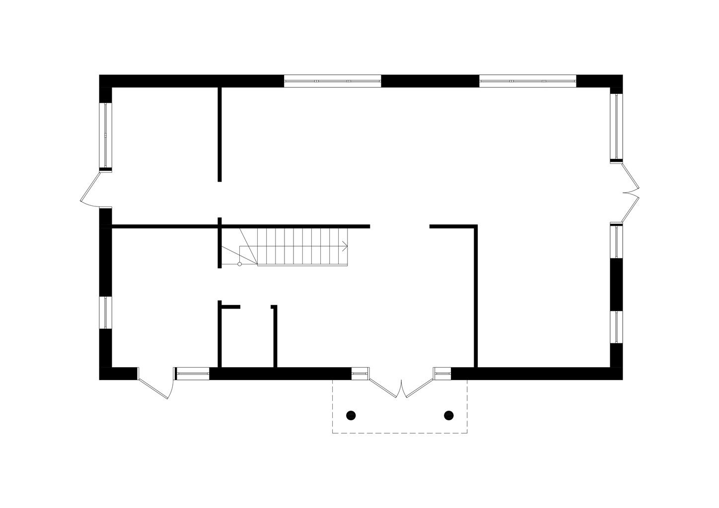 Plantegning Nøsteveien 107B - 1. etasje