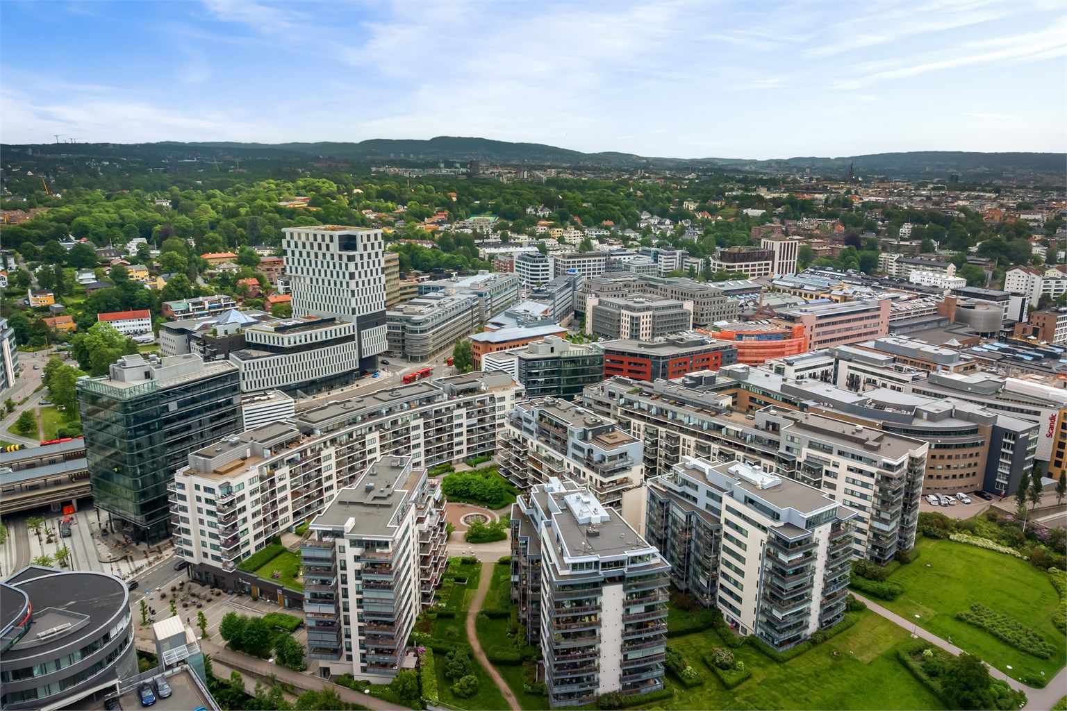 En urban og moderne bydel i vekst.