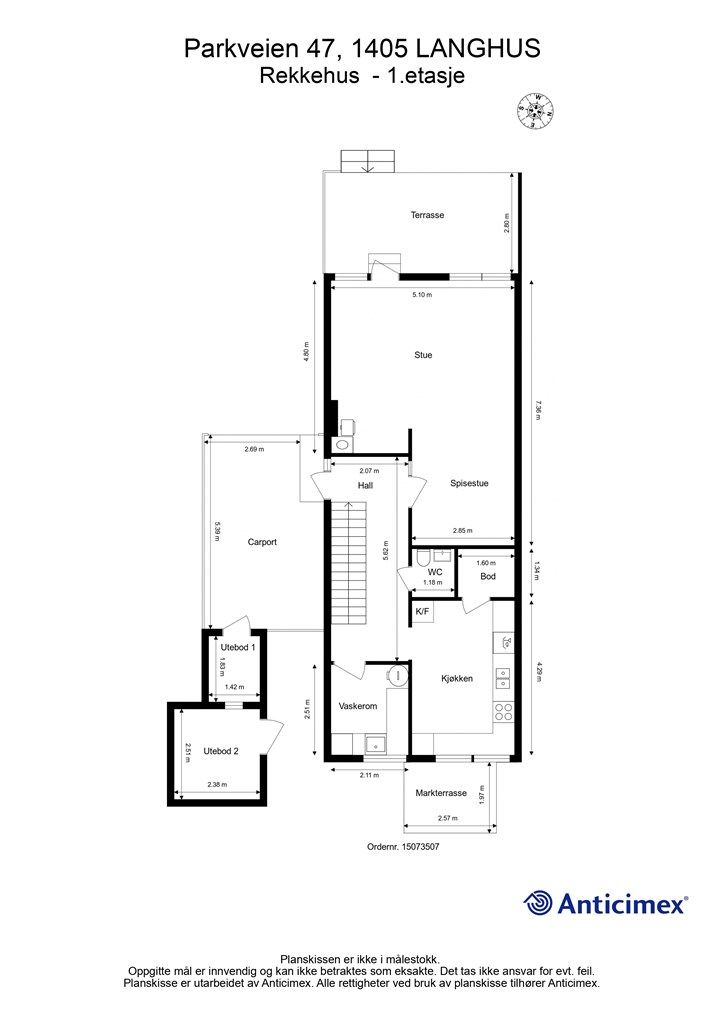 Plantegning - 1. etasje