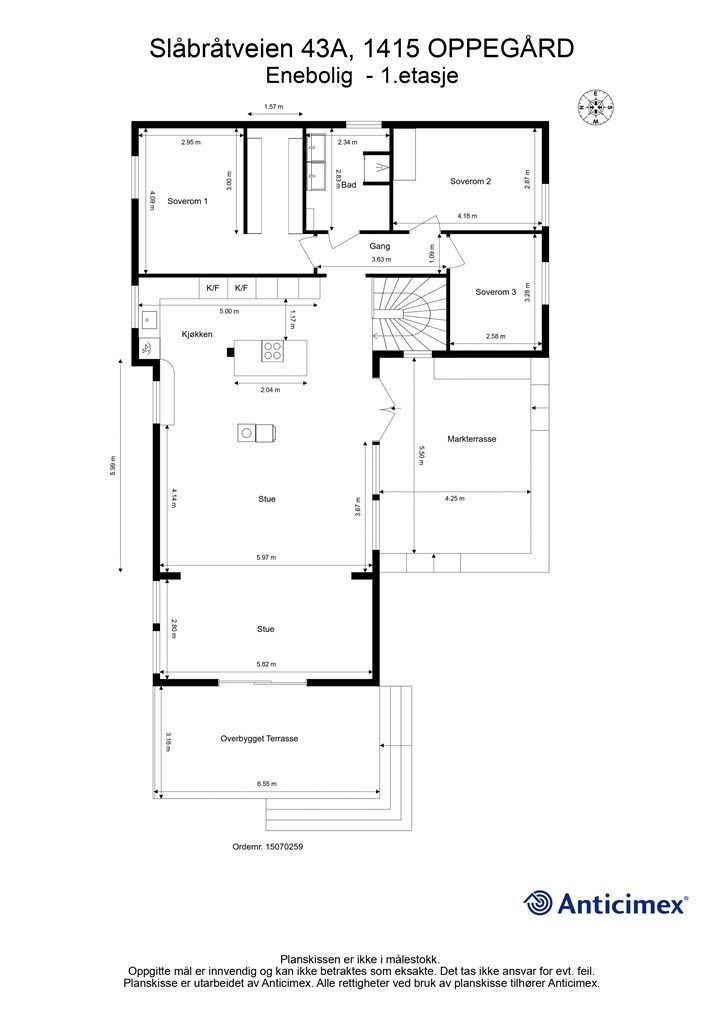 Plantegning- 1.etasje