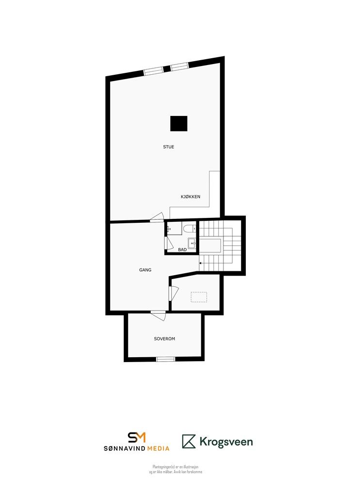 Plantegning 3. etasje