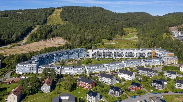 Her bor man idyllisk med Lillomarka og Grefsenkleiva slalåmbakke like utenfor dørstokken