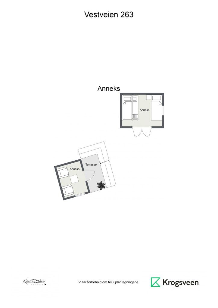 Plantegning - Anneks og innredet lekestue