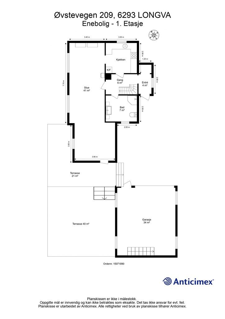 Plantegning 1. Etasje 